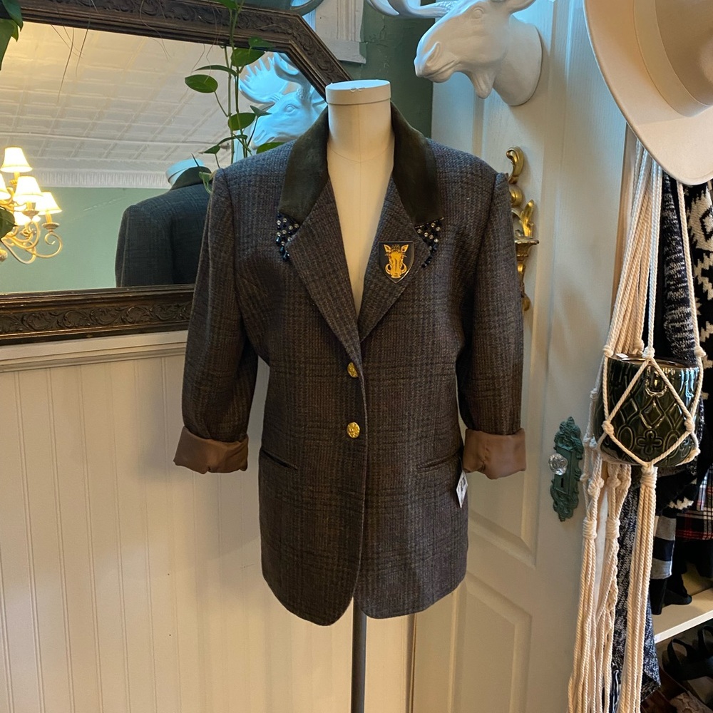 Redesigned Vintage Blazer Military Inspired